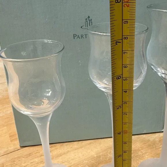NIB PartyLite Iced Crystal Trio | Retired Item P248 - Picture 5 of 8